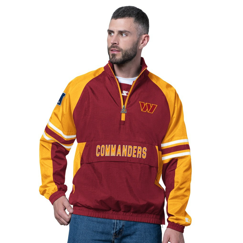 Washington Commanders Starter Prospect Half-Zip Pullover Burgundy | NFL