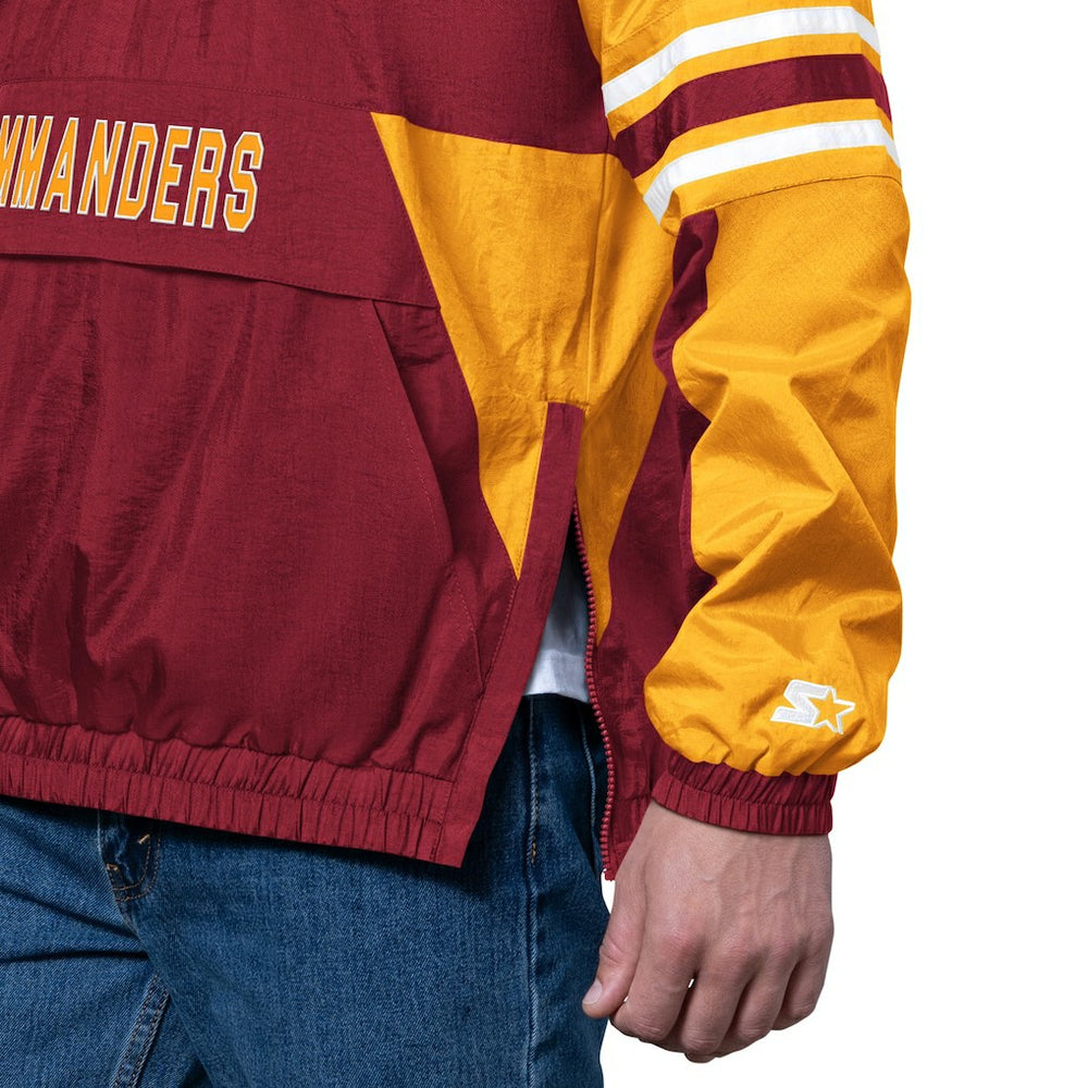 Washington Commanders Starter Prospect Half-Zip Pullover Burgundy | NFL