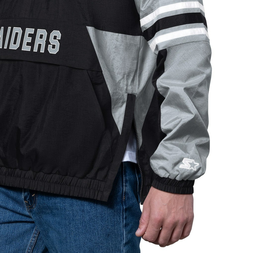 Las Vegas Raiders Starter Prospect Half-Zip Pullover Black | NFL