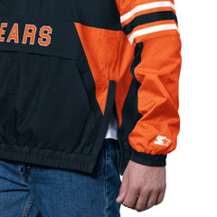 Chicago Bears Starter Prospect Half-Zip Pullover Navy | NFL