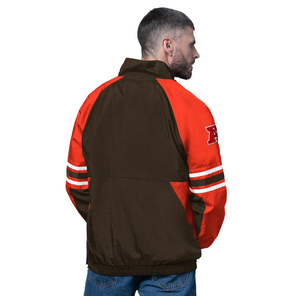 Cleveland Browns Starter Prospect Half-Zip Pullover Brown | NFL