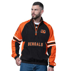 Cincinnati Bengals Starter Prospect Half-Zip Pullover Black | NFL