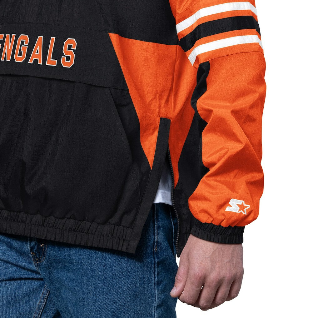 Cincinnati Bengals Starter Prospect Half-Zip Pullover Black | NFL