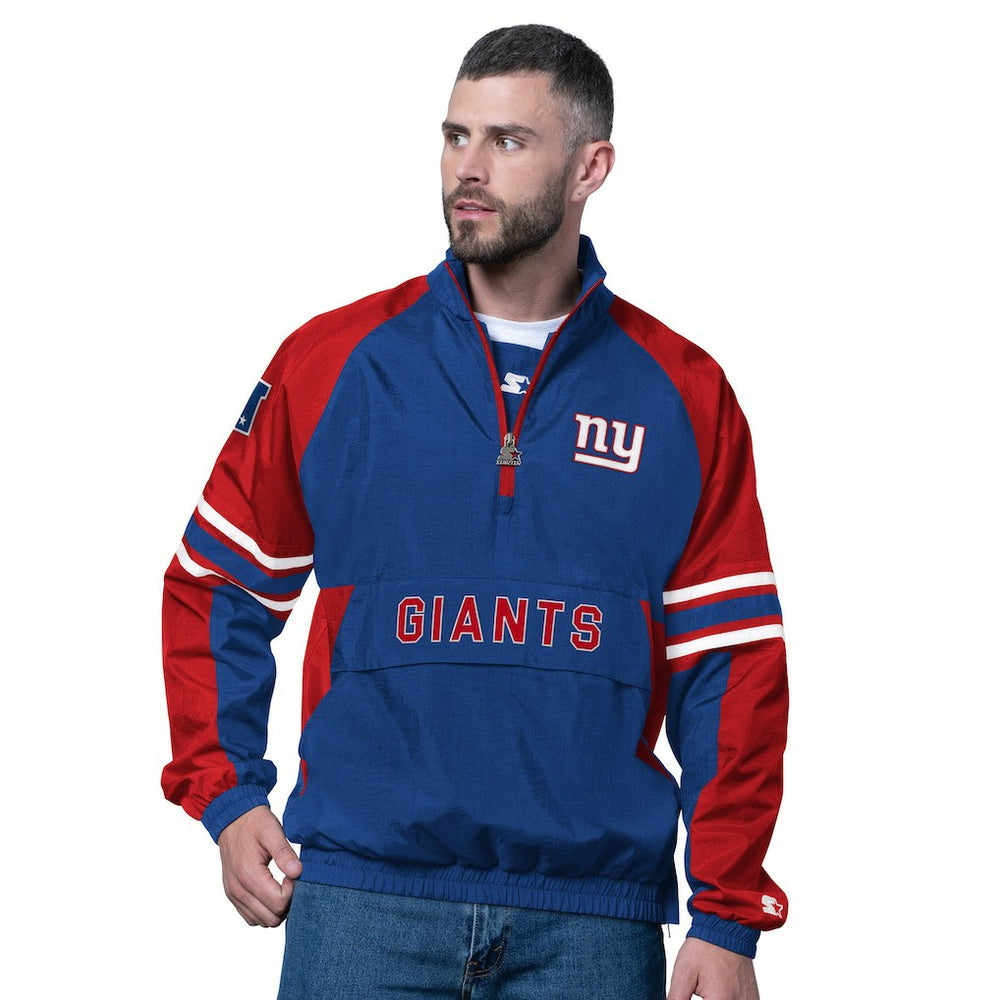 New York Giants Starter Prospect Half-Zip Pullover Royal | NFL