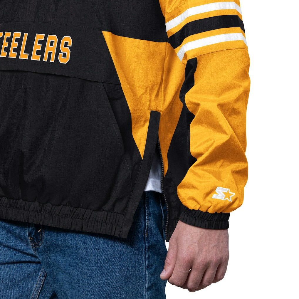 Pittsburgh Steelers Starter Prospect Half-Zip Pullover Black | NFL