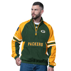 Green Bay Packers Starter Prospect Half-Zip Pullover Green | NFL