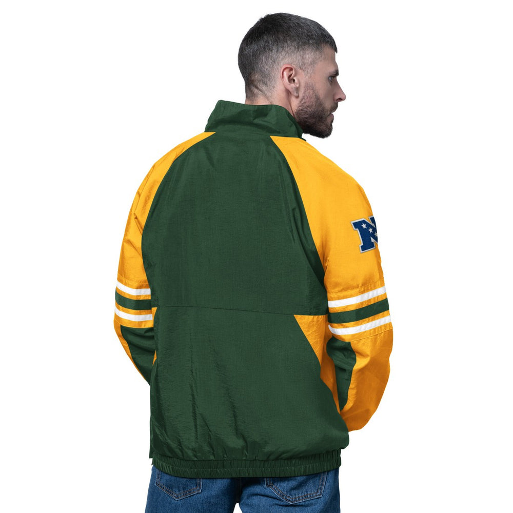 Green Bay Packers Starter Prospect Half-Zip Pullover Green | NFL