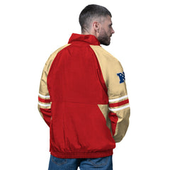 San Francisco 49ers Starter Prospect Half-Zip Pullover Scarlet | NFL