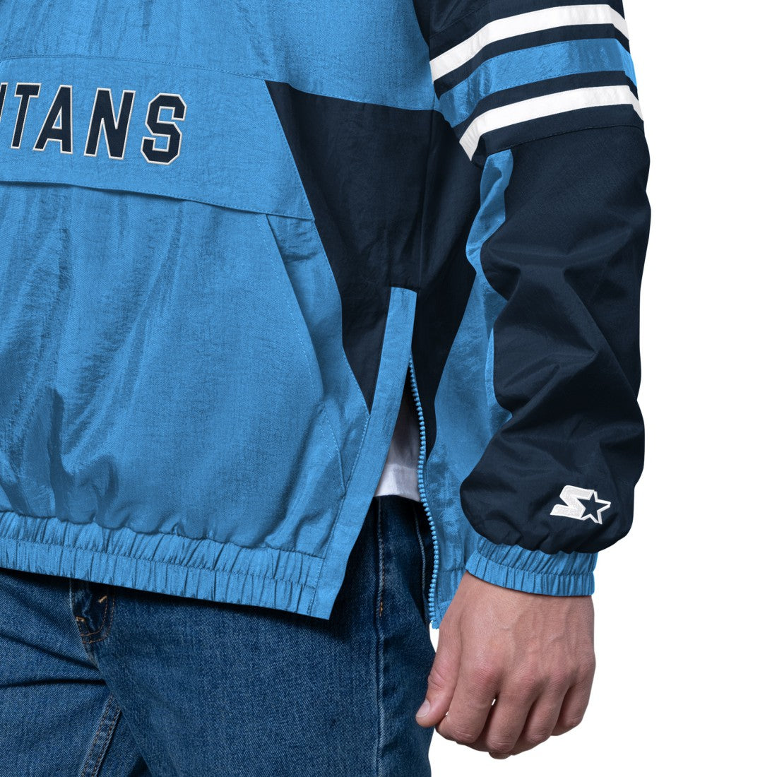 Tennessee Titans Starter Prospect Half-Zip Pullover Light Blue | NFL
