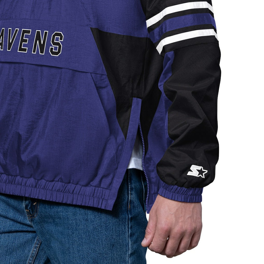Baltimore Ravens Starter Prospect Half-Zip Pullover Purple | NFL