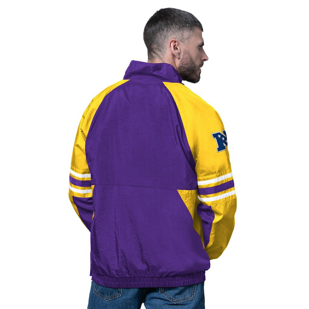 Minnesota Vikings Starter Prospect Half-Zip Pullover Purple | NFL