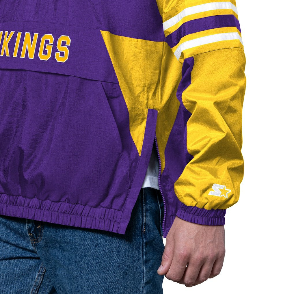 Minnesota Vikings Starter Prospect Half-Zip Pullover Purple | NFL