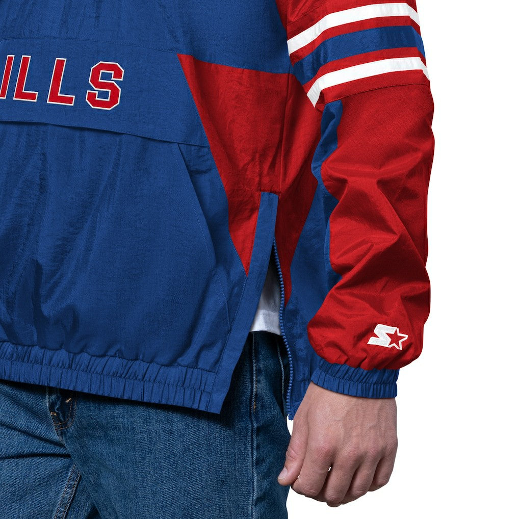 Buffalo Bills Starter Vintage Logo Prospect Half-Zip Pullover Royal | NFL