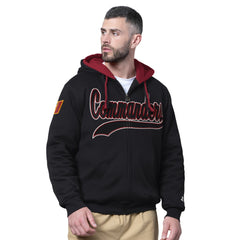 Washington Commanders Starter Big Shot Full-Zip Double Hoodie Black | NFL