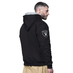 Las Vegas Raiders Starter Big Shot Full-Zip Double Hoodie Black | NFL