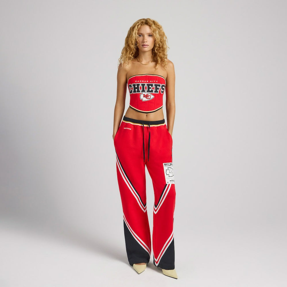 Kansas City Chiefs Off Season x NFL Women's Fleece Corset Red | NFL