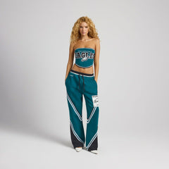 Philadelphia Eagles Off Season x NFL Women's Fleece Corset Dark Green | NFL
