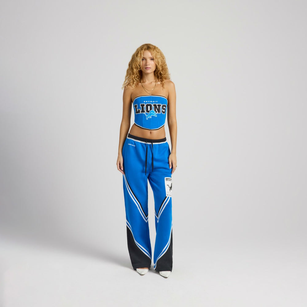 Detroit Lions Off Season x NFL Women's Fleece Corset Blue | NFL