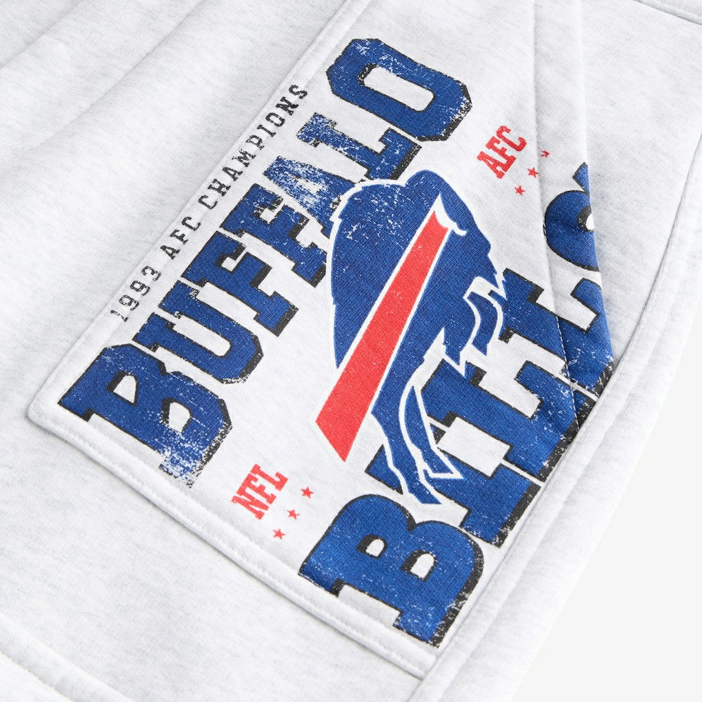 Buffalo Bills Off Season x NFL Women's Fleece Cargo Shorts Heather Gray | NFL