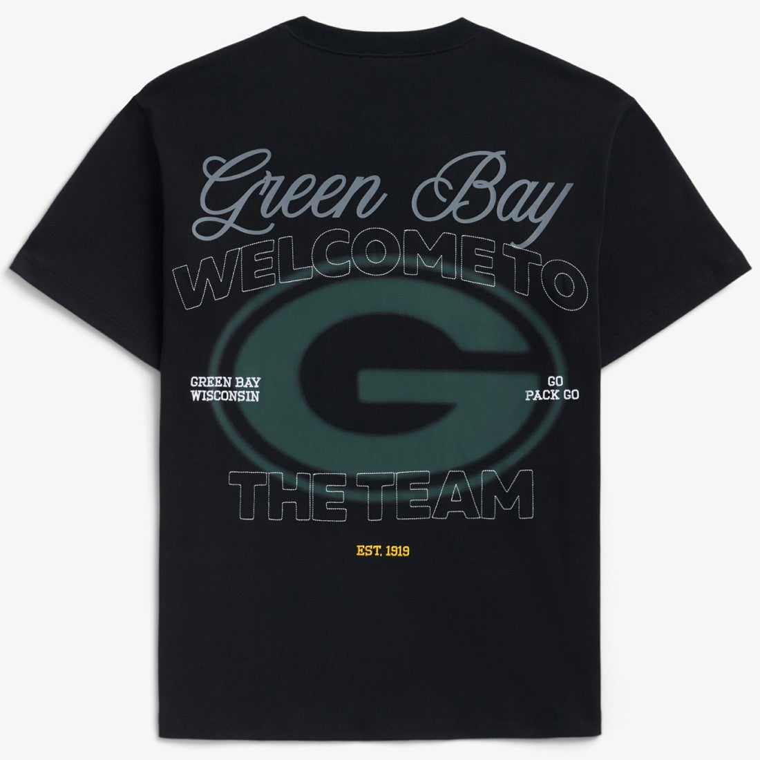 Green Bay Packers Off Season x NFL Unisex Graphic T-Shirt Black | NFL
