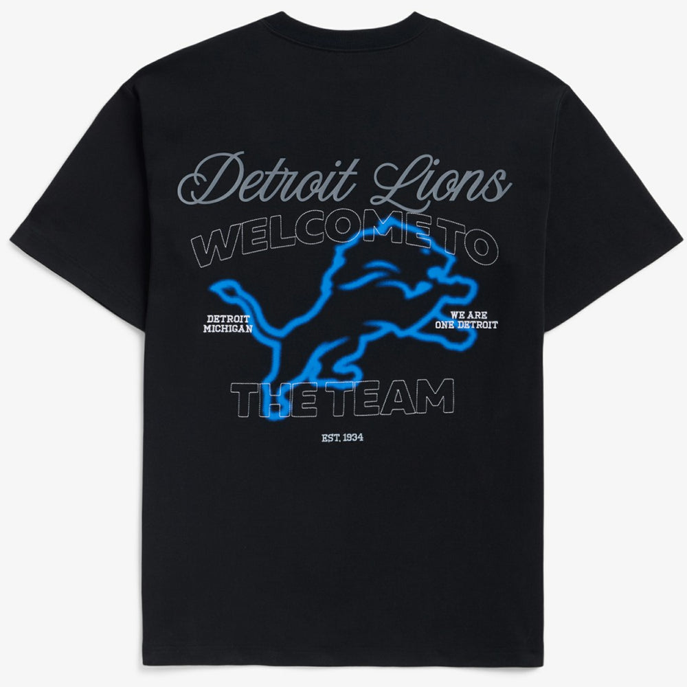 Detroit Lions Off Season x NFL Unisex Graphic T-Shirt Black | NFL