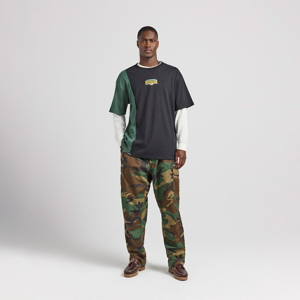 Green Bay Packers Off Season x NFL Unisex Spliced T-Shirt Black | NFL