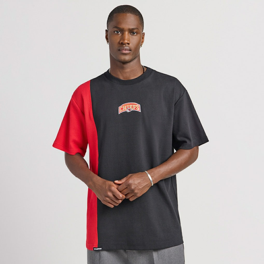Kansas City Chiefs Off Season x NFL Unisex Spliced T-Shirt Black | NFL