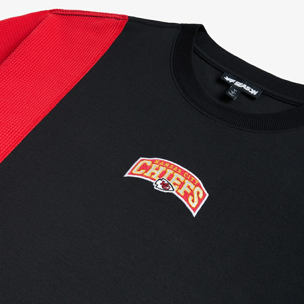 Kansas City Chiefs Off Season x NFL Unisex Spliced T-Shirt Black | NFL