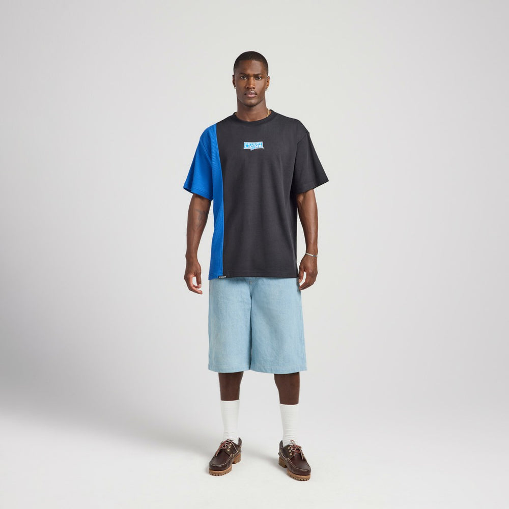 Detroit Lions Off Season x NFL Unisex Spliced T-Shirt Black | NFL