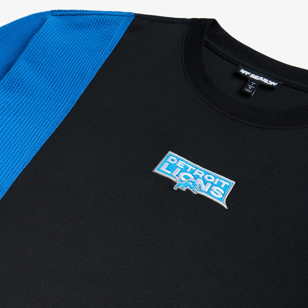 Detroit Lions Off Season x NFL Unisex Spliced T-Shirt Black | NFL