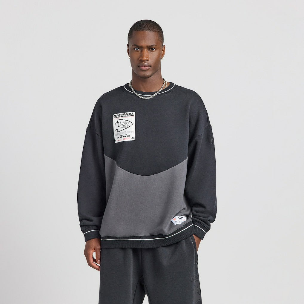 Kansas City Chiefs Off Season x NFL Unisex Fleece Sweatshirt Black | NFL