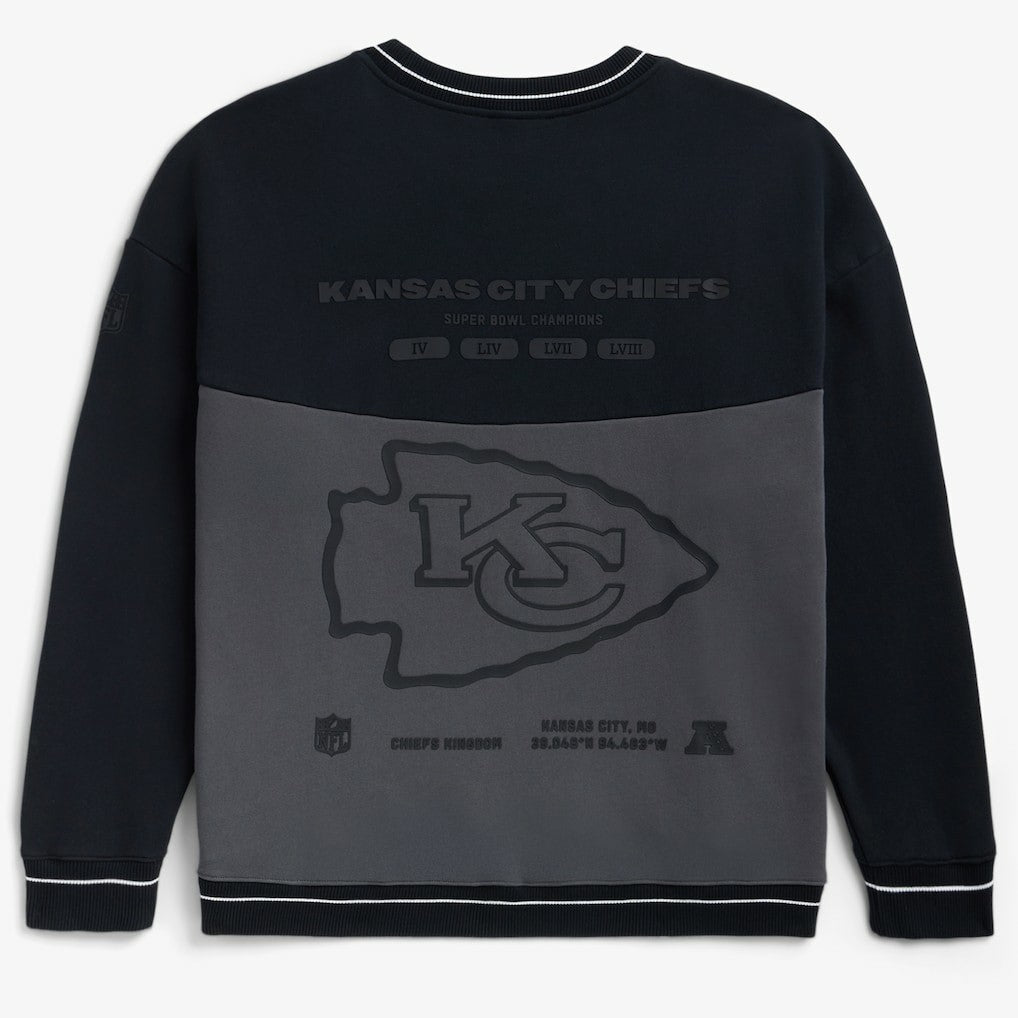 Kansas City Chiefs Off Season x NFL Unisex Fleece Sweatshirt Black | NFL