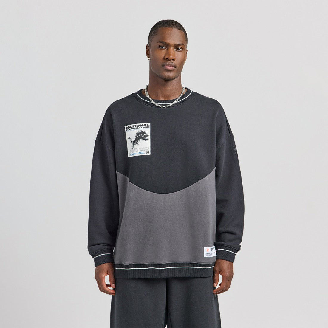 Detroit Lions Off Season x NFL Unisex Fleece Sweatshirt Black | NFL