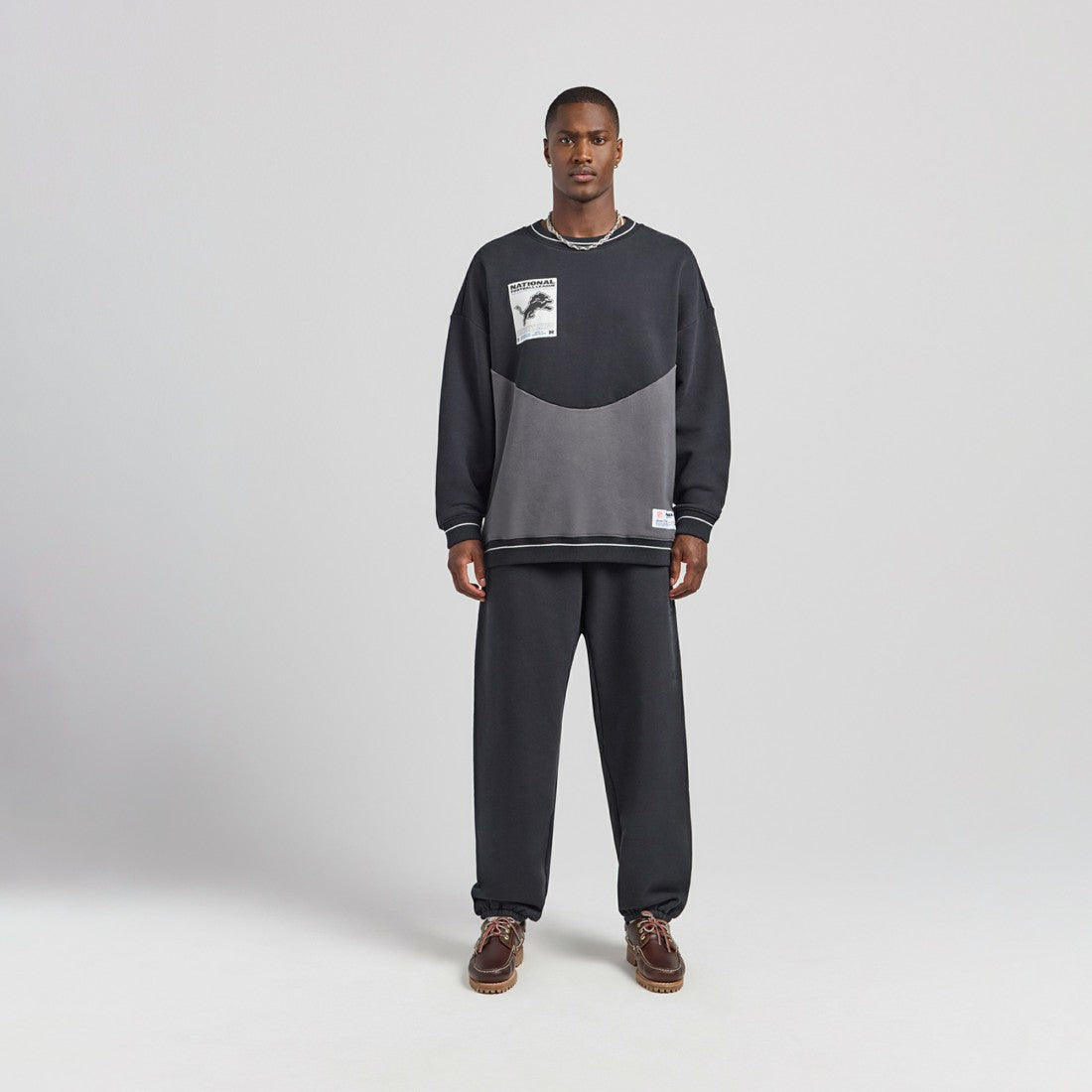 Detroit Lions Off Season x NFL Unisex Fleece Sweatshirt Black | NFL