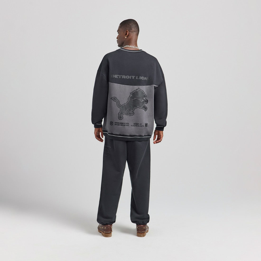 Detroit Lions Off Season x NFL Unisex Fleece Sweatshirt Black | NFL