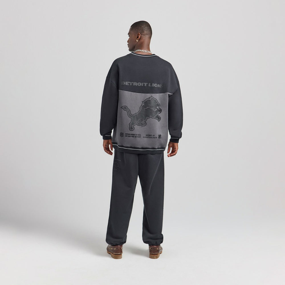 Detroit Lions Off Season x NFL Unisex Fleece Sweatshirt Black | NFL