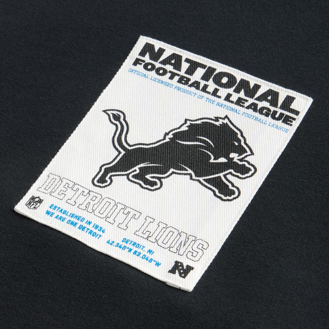 Detroit Lions Off Season x NFL Unisex Fleece Sweatshirt Black | NFL