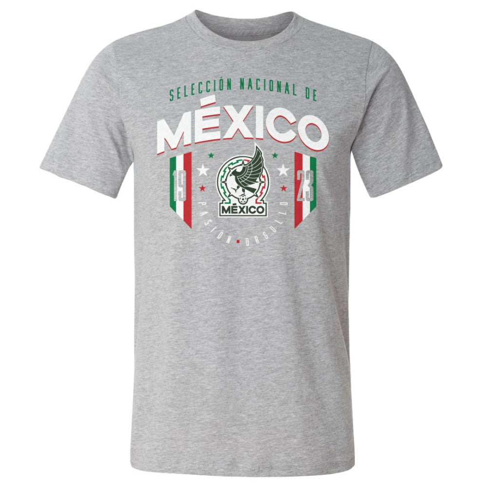 Mexico National Team 500 Level 1923 T-Shirt Heather Gray - FIFA World CUP