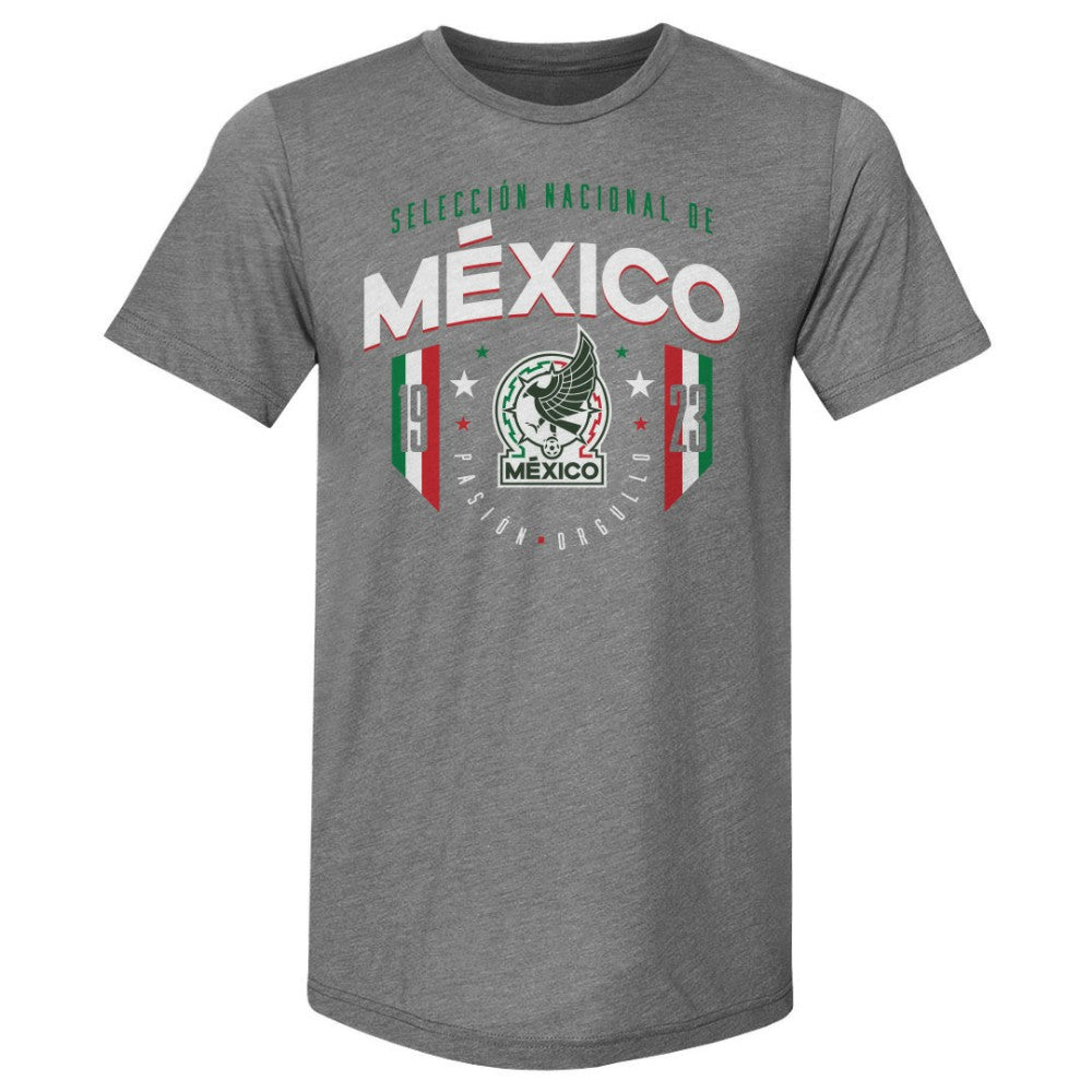 Mexico National Team 500 Level 1923 Premium Tri-Blend T-Shirt Gray - FIFA World CUP