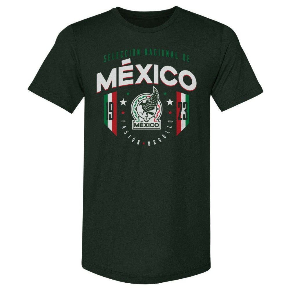 Mexico National Team 500 Level 1923 Premium Tri-Blend T-Shirt Forest Green - FIFA World CUP
