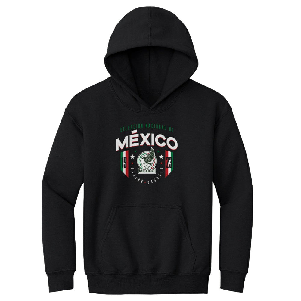 Mexico National Team 500 Level Youth 1923 Pullover Hoodie Black - FIFA World CUP