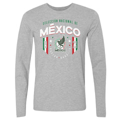 Mexico National Team 500 Level 1923 Long Sleeve T-Shirt Heather Gray - FIFA World CUP