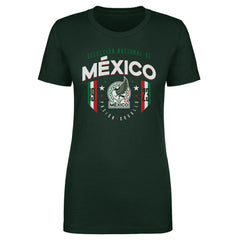 Mexico National Team 500 Level Women's 1923 T-Shirt Forest Green - FIFA World CUP