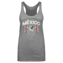 Mexico National Team 500 Level Women's Tri-Blend Tank Top Gray - FIFA World CUP