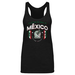 Mexico National Team 500 Level Women's Tri-Blend Tank Top Black - FIFA World CUP