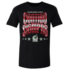 Mexico National Team 500 Level Contigo Siempre Vintage T-Shirt Black - FIFA World CUP