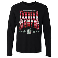Mexico National Team 500 Level Contigo Siempre Vintage Long Sleeve T-Shirt Black - FIFA World CUP