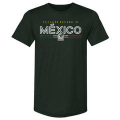 Mexico National Team 500 Level Inline Premium Tri-Blend T-Shirt Forest Green - FIFA World CUP
