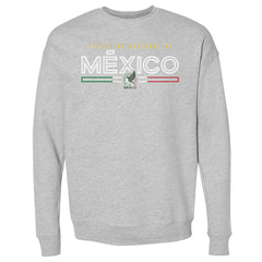 Mexico National Team 500 Level Inline Pullover Sweatshirt Heather Gray - FIFA World CUP