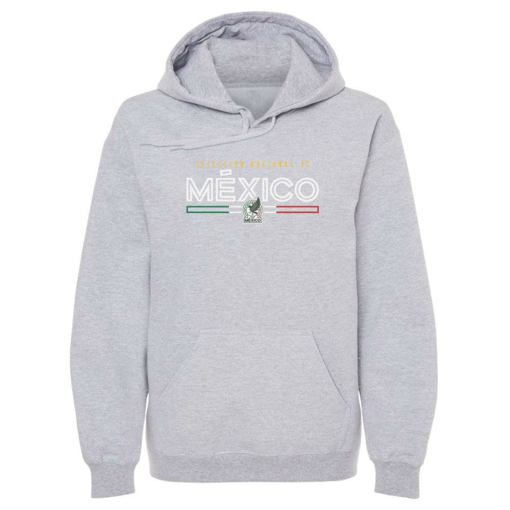 Mexico National Team 500 Level Inline Pullover Hoodie Gray - FIFA World CUP